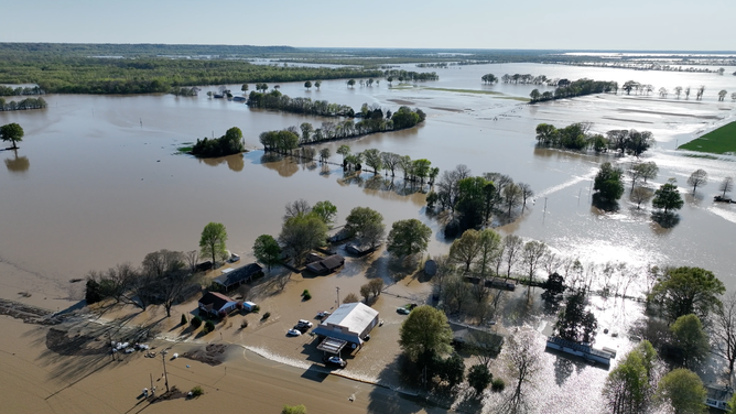 Bogota under floodwaters.
